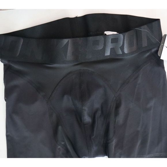 Nike Pro 812988 010 Men's Sz XL Black Hyperrecovery Compression Tights $150 - Picture 3 of 10